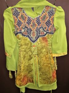 Kids Costumes to Hire - Indian - Traditional Lime Green Dress - GIRL